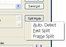 MP3 Splitter - Split with Different Split Mode